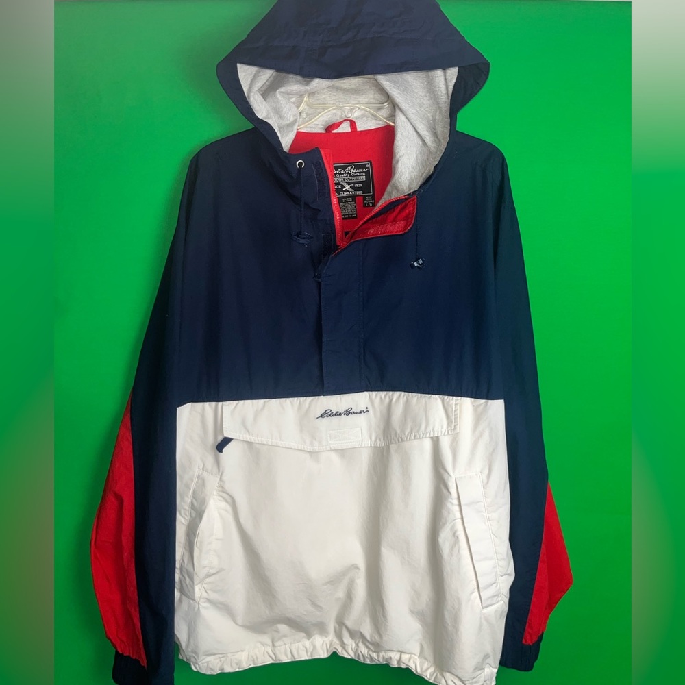 Vintage Eddie Bowen Bucket Hat Hoodie- Half Zip
